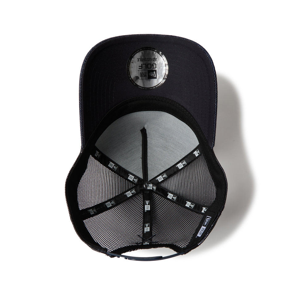 9FORTY A-Frame トラッカー デニム レザーパッチ ネイビー | ゴルフ | NEW ERA ニューエラ公式オンラインストア