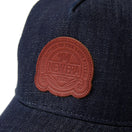 9FORTY A-Frame トラッカー デニム レザーパッチ ネイビー | ゴルフ | NEW ERA ニューエラ公式オンラインストア