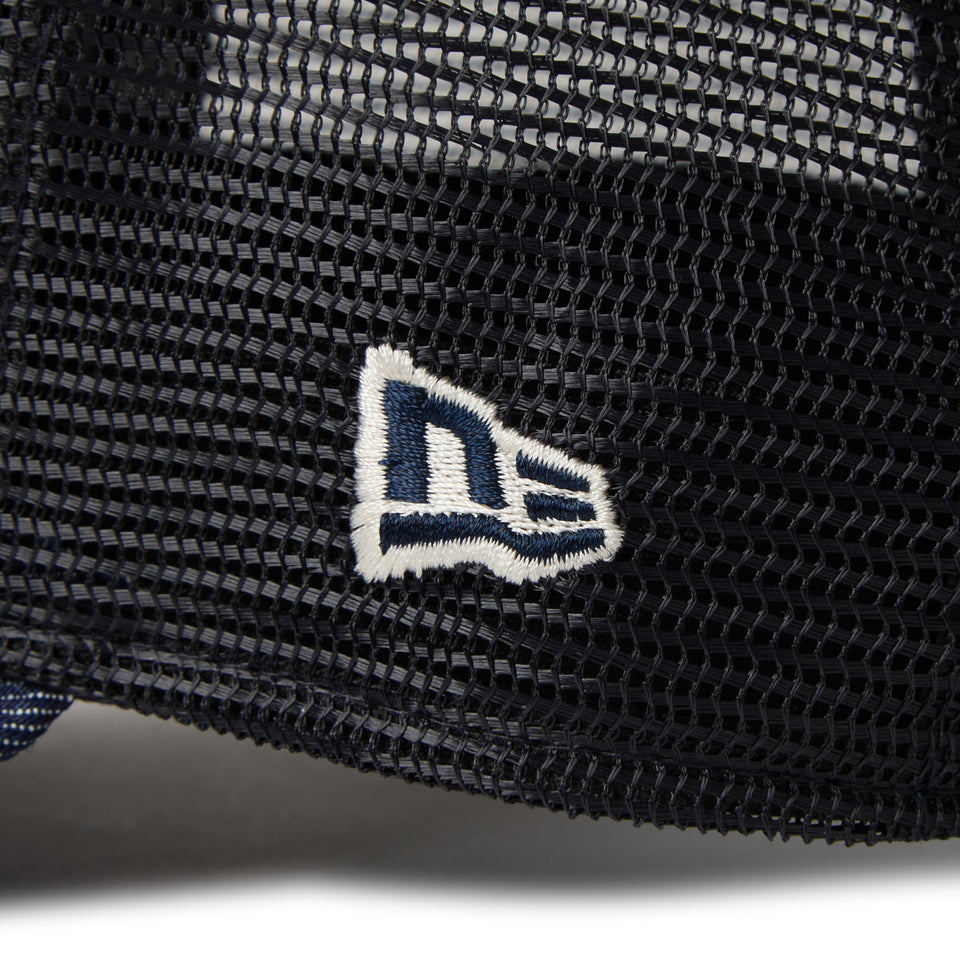 9FORTY A-Frame トラッカー デニム レザーパッチ ネイビー | ゴルフ | NEW ERA ニューエラ公式オンラインストア