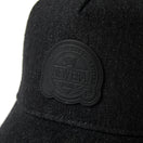9FORTY A-Frame トラッカー デニム レザーパッチ ブラック | ゴルフ | NEW ERA ニューエラ公式オンラインストア
