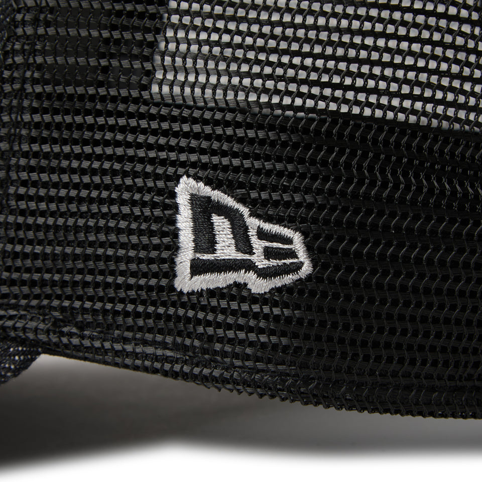 9FORTY A-Frame トラッカー デニム レザーパッチ ブラック | ゴルフ | NEW ERA ニューエラ公式オンラインストア