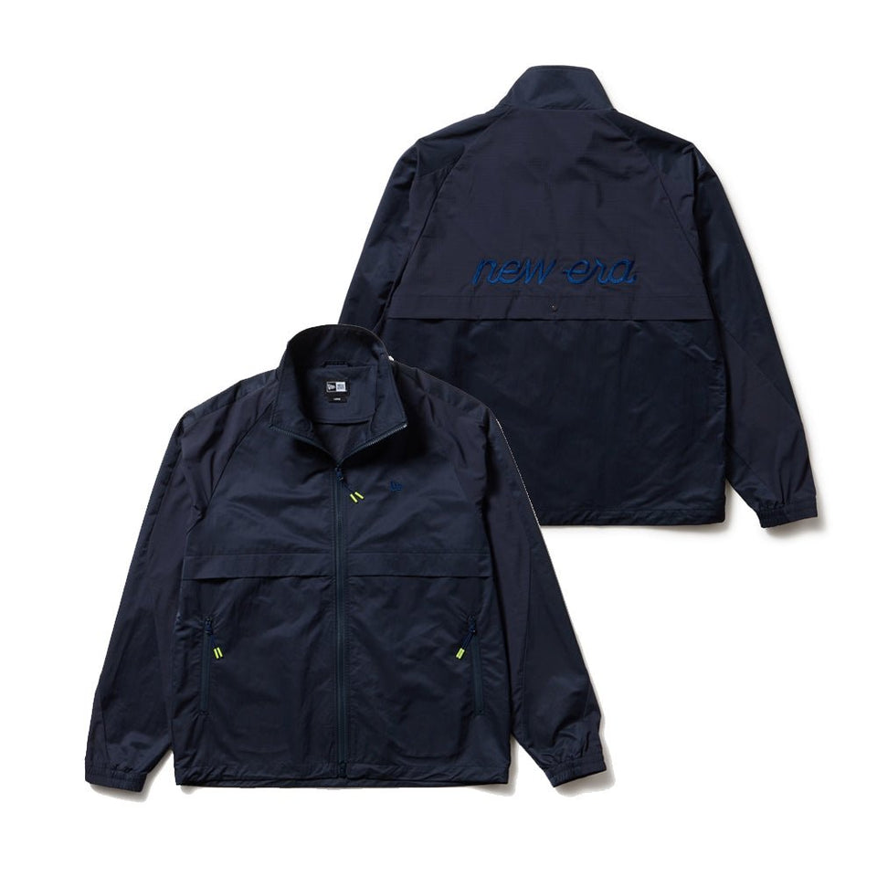 【NEW ERA】ウーブン プルオーバー ナイロンジャケット ゴルフ XXL ウィンドジャケット リップストップストレッチウーブン ネイビー