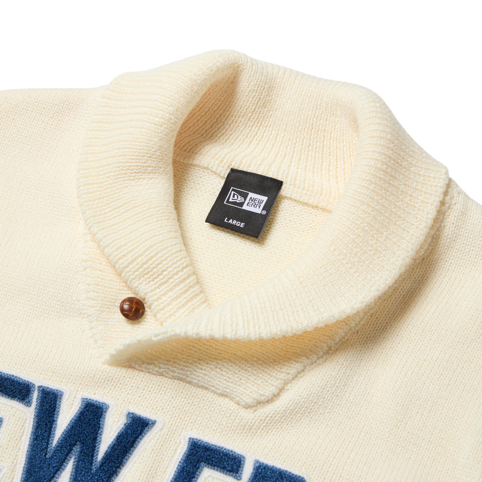 ショールカラーニット オフホワイト | ゴルフ | ニューエラオンライン