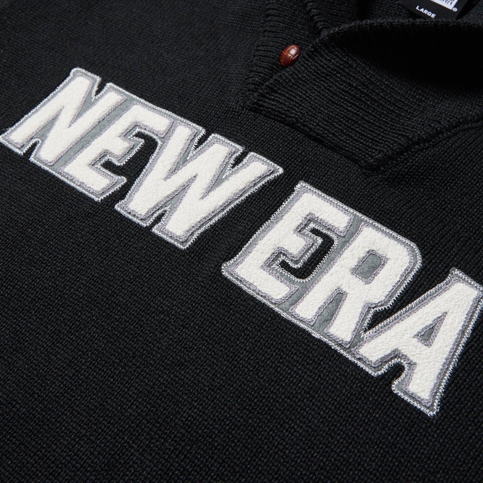 ショールカラーニット ブラック | ゴルフ - 14669846 - S | NEW ERA ニューエラ公式オンラインストア