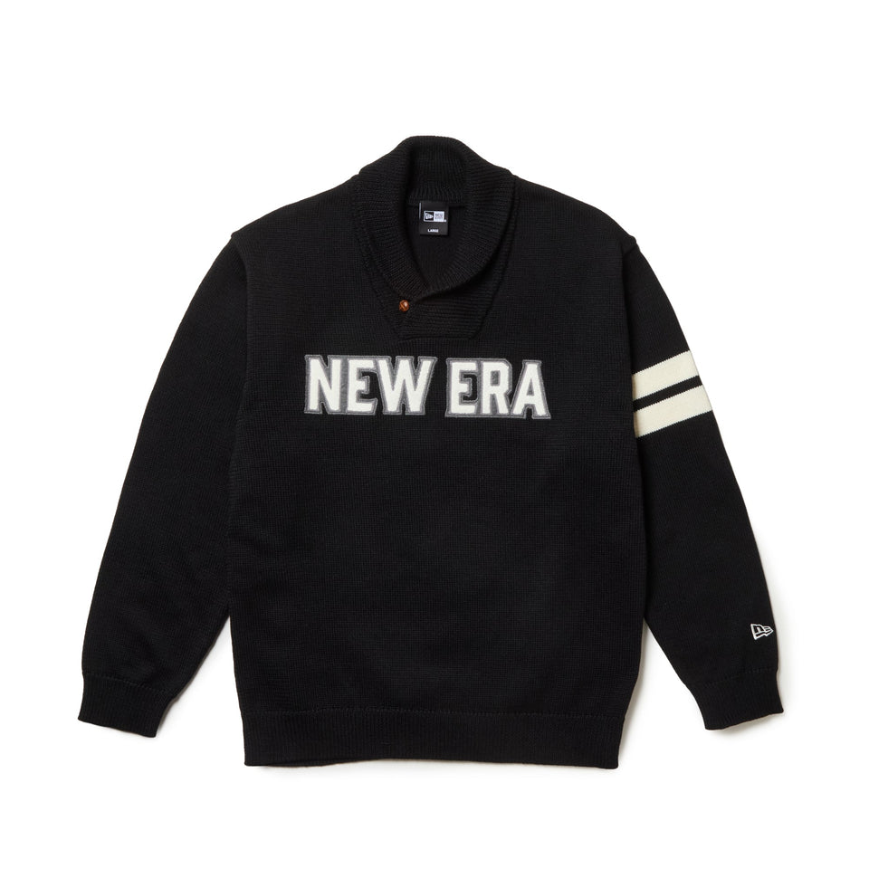 ショールカラーニット ブラック | ゴルフ | ニューエラオンラインストア