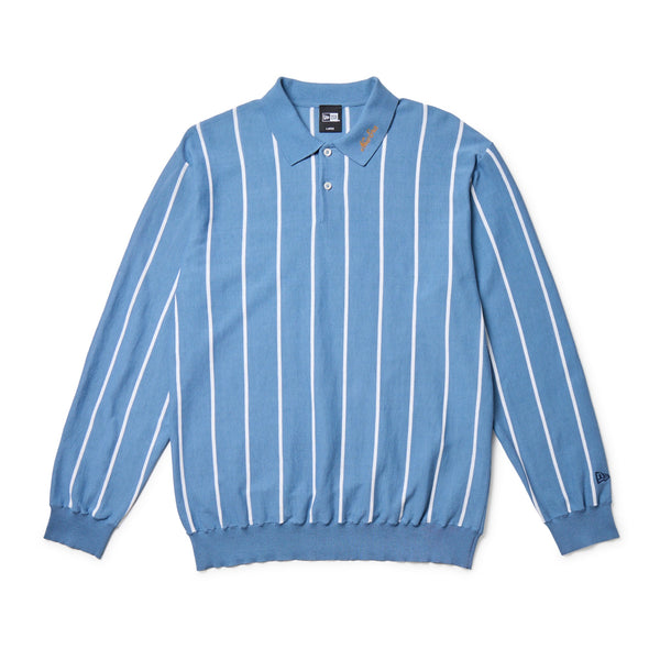 即日発送❗️サウスケープ　ゴルフ　バイカラーシャツ●ひんやり　長袖ニット 長袖 ニット ポロシャツ スレート | ゴルフ | ニューエラ