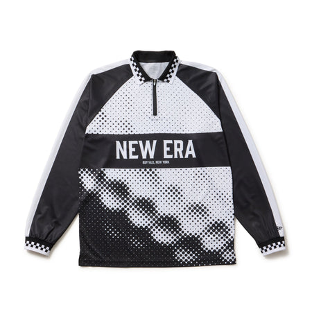 長袖 ハーフジップ ポロシャツ ブラック | ゴルフ | ニューエラ