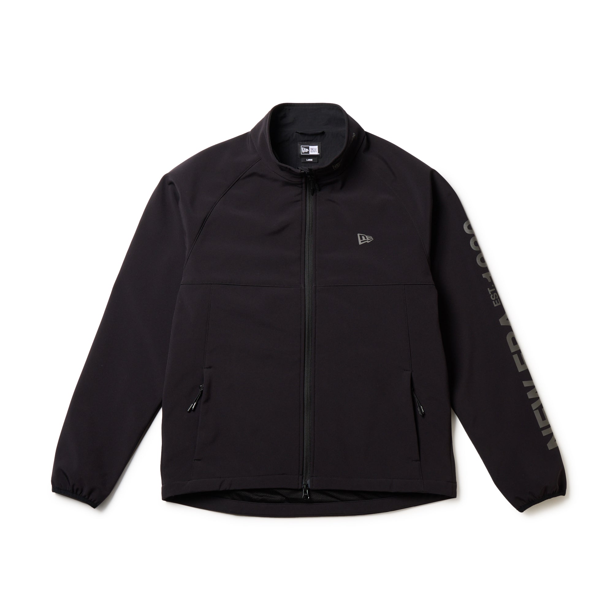 5525GOLF ゴルフ　フルジップ　ジャケット ブラック NEW ERA ニューエラ ゴルフ フルジップ シェルジャケット