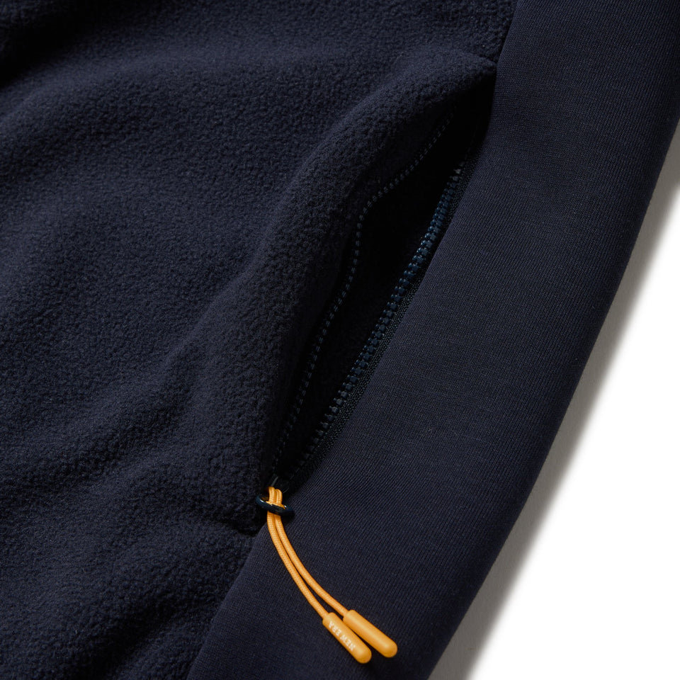 フリース ジップアップ ジャケット ネイビー | ゴルフ