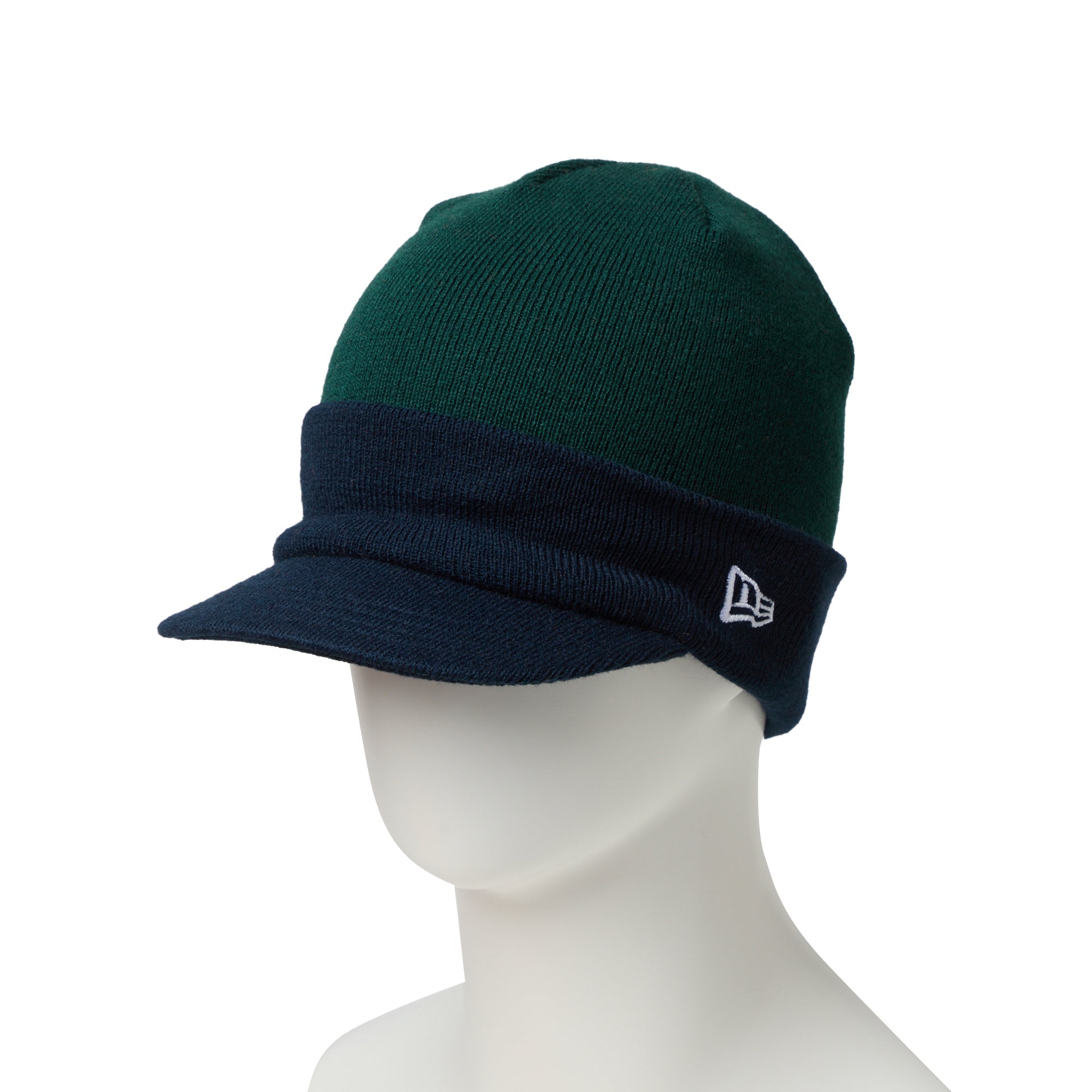 バイザーニット ショート フィールドグリーン/ネイビー | ニューエラ