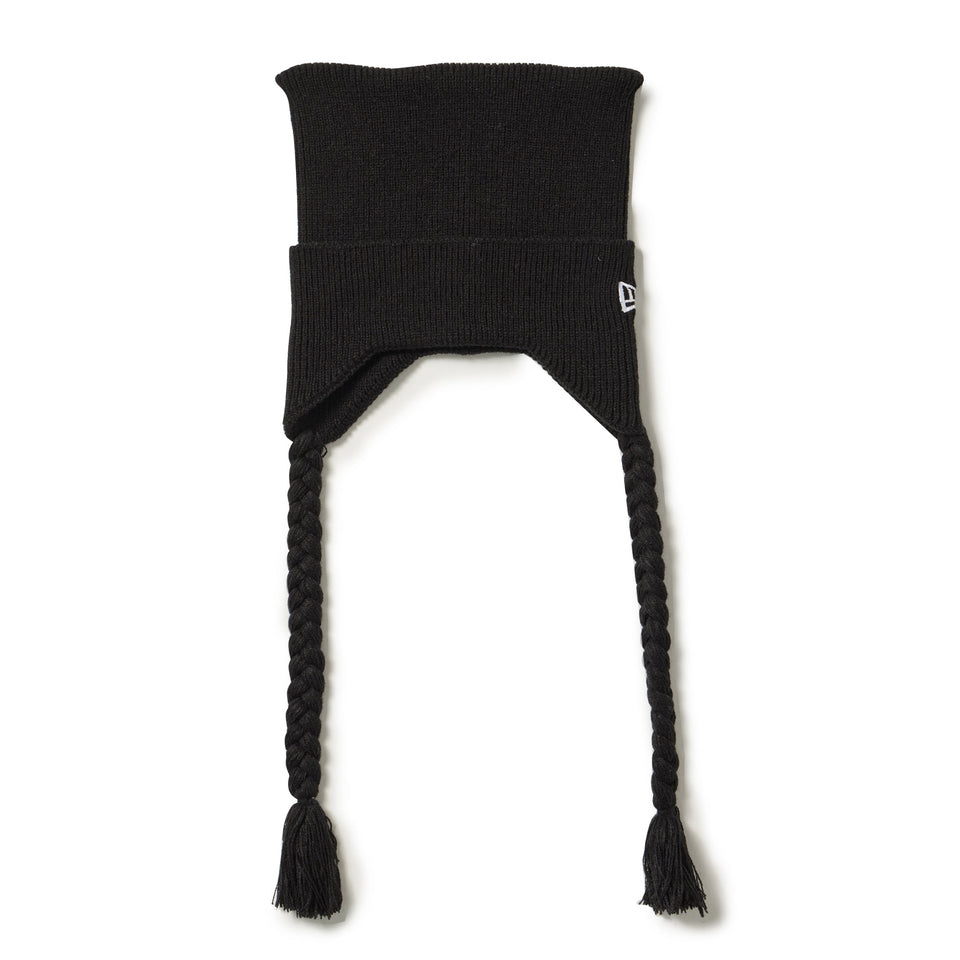 everyone ネップニット スクエアニット フラップ ブラック | ニューエラオンラインストア