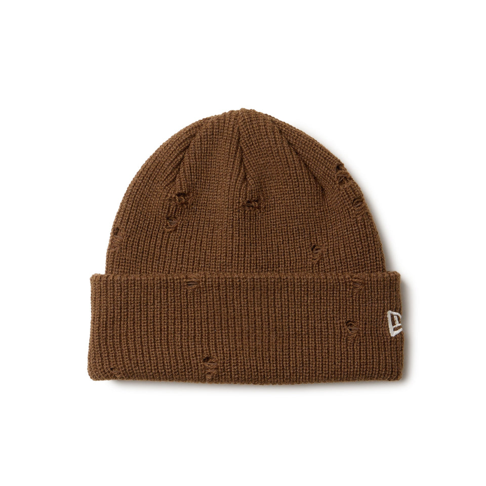 ベーシック カフニット リブニット ダメージ ウォルナット - 14669941 - OSFM | NEW ERA ニューエラ公式オンラインストア
