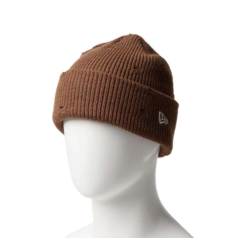 ベーシック カフニット リブニット ダメージ ウォルナット - 14669941 - OSFM | NEW ERA ニューエラ公式オンラインストア