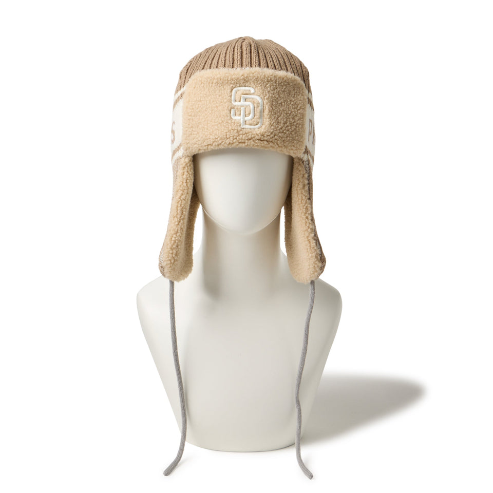 ニット トラッパー サンディエゴ･パドレス ベージュ - 14669983 - OSFM | NEW ERA ニューエラ公式オンラインストア