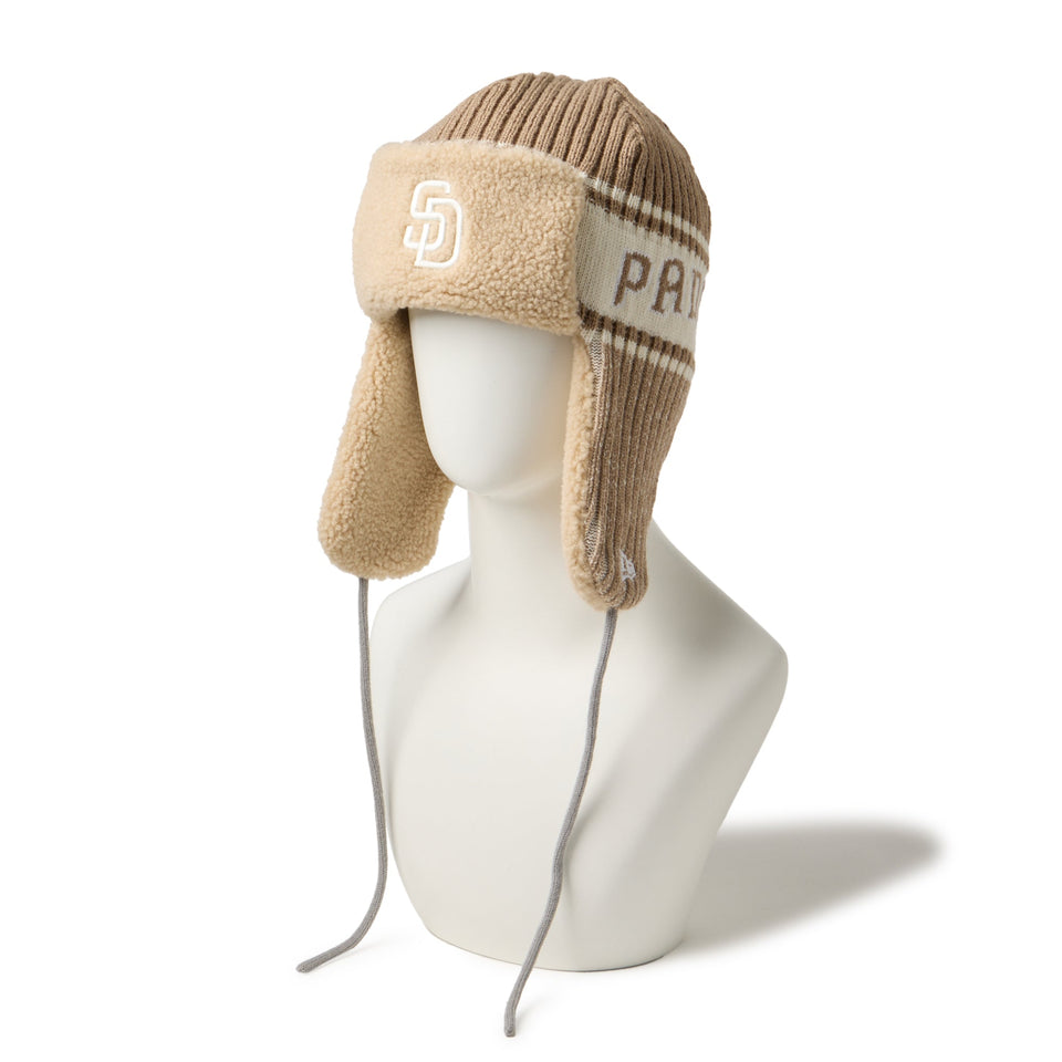 ニット トラッパー サンディエゴ･パドレス ベージュ - 14669983 - OSFM | NEW ERA ニューエラ公式オンラインストア