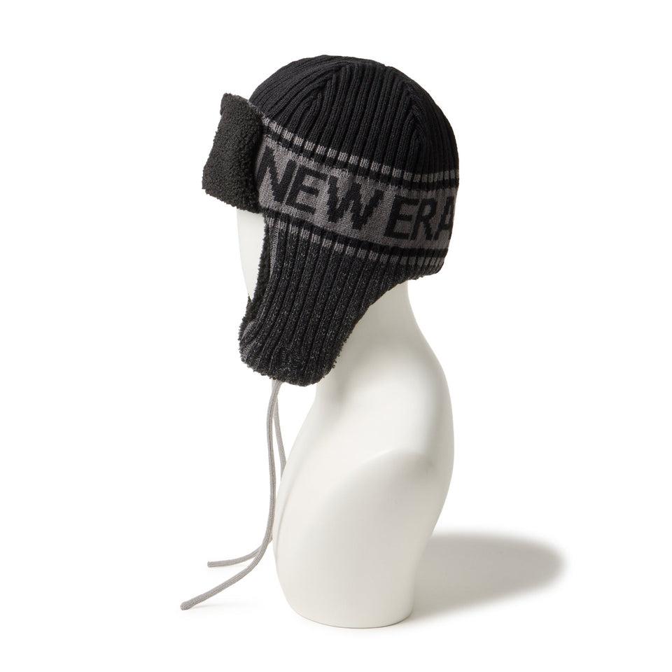 ニット トラッパー ニューエラ ブラック - 14669985 - OSFM | NEW ERA ニューエラ公式オンラインストア