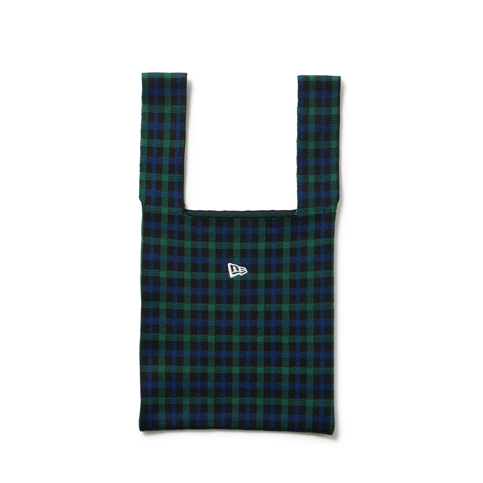 ニットトートバッグ フラッグロゴ チェック | ニューエラ
