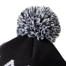 ポンポンニット イヤーフラップ ブラック ホワイト - 14670002 - OSFM | NEW ERA ニューエラ公式オンラインストア