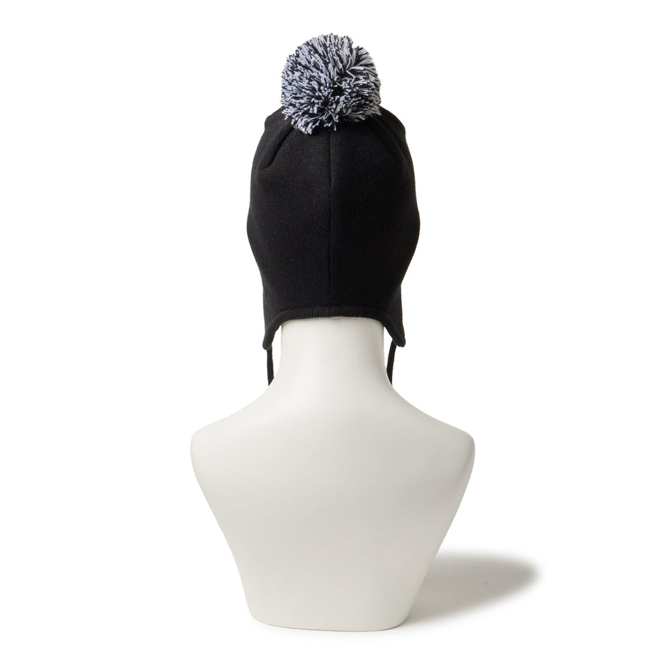 ポンポンニット イヤーフラップ ブラック - 14670003 - OSFM | NEW ERA ニューエラ公式オンラインストア