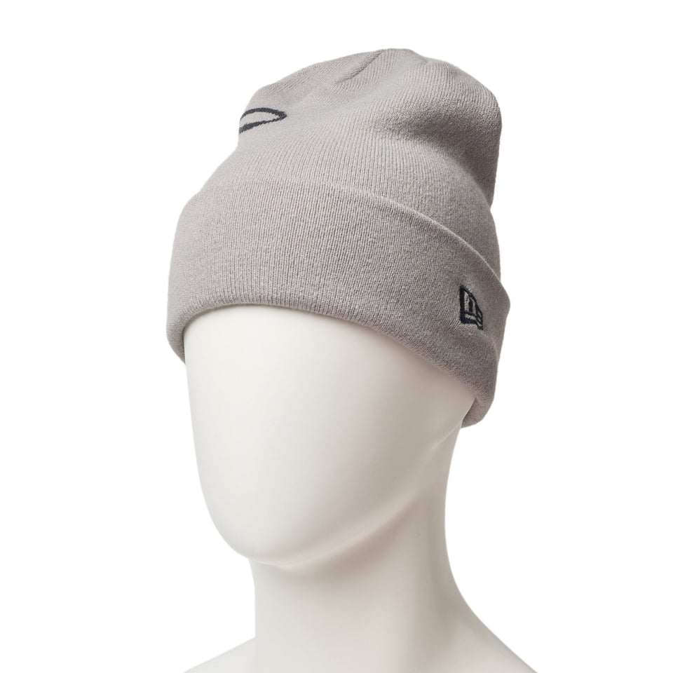 ベーシック カフニット リブニット ジャカード リボン グレー - 14670031 - OSFM | NEW ERA ニューエラ公式オンラインストア