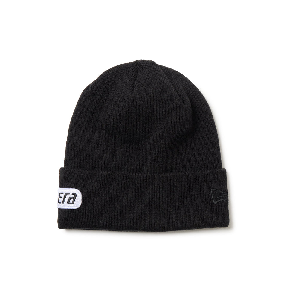 RQA ロゴ入り ブラックニット帽 NEW ERA（ニューエラ） ボックスロゴ カフ ニット帽 : ONSPOTZ Yahoo