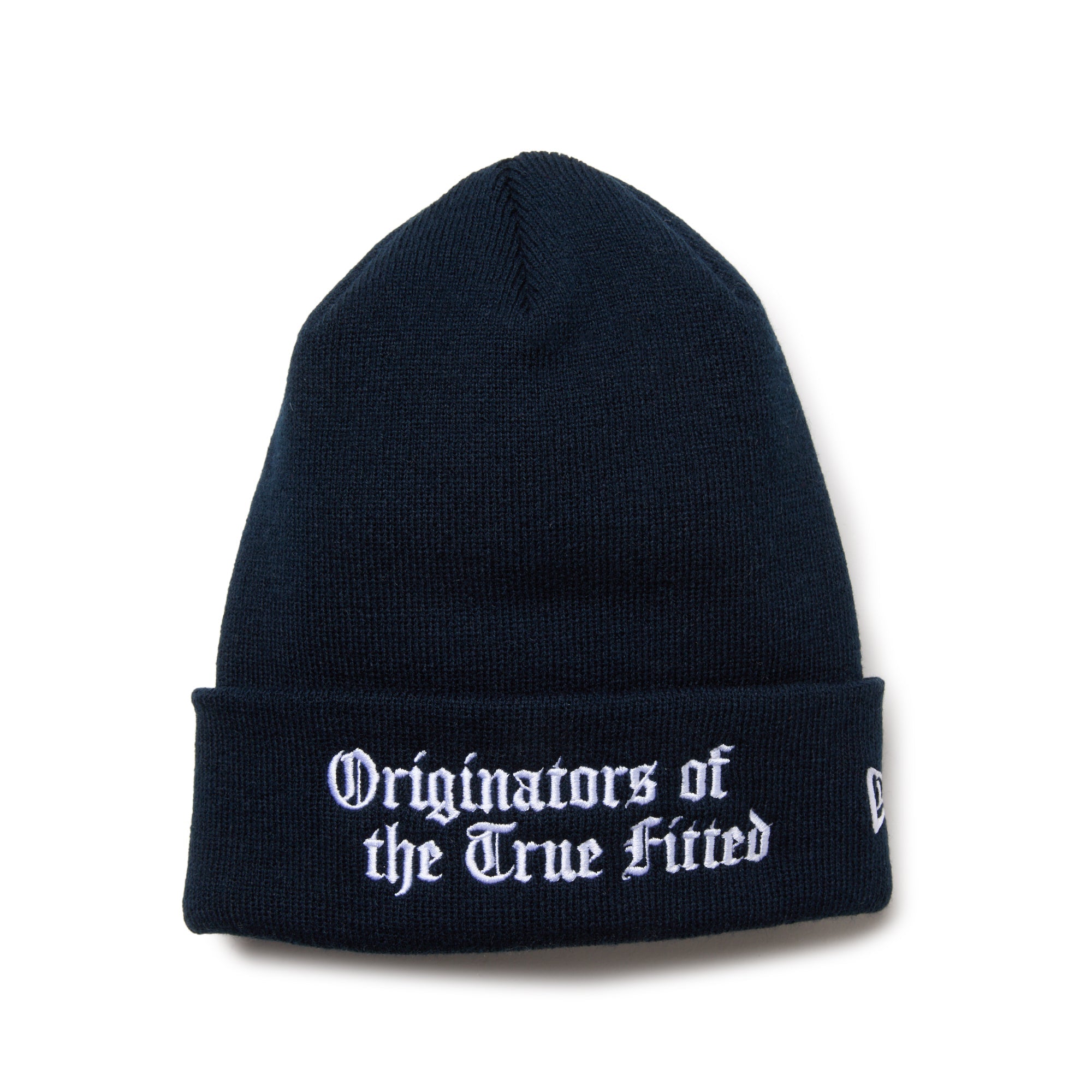 ベーシック カフニット オールドロゴ ネイビー | ニューエラ