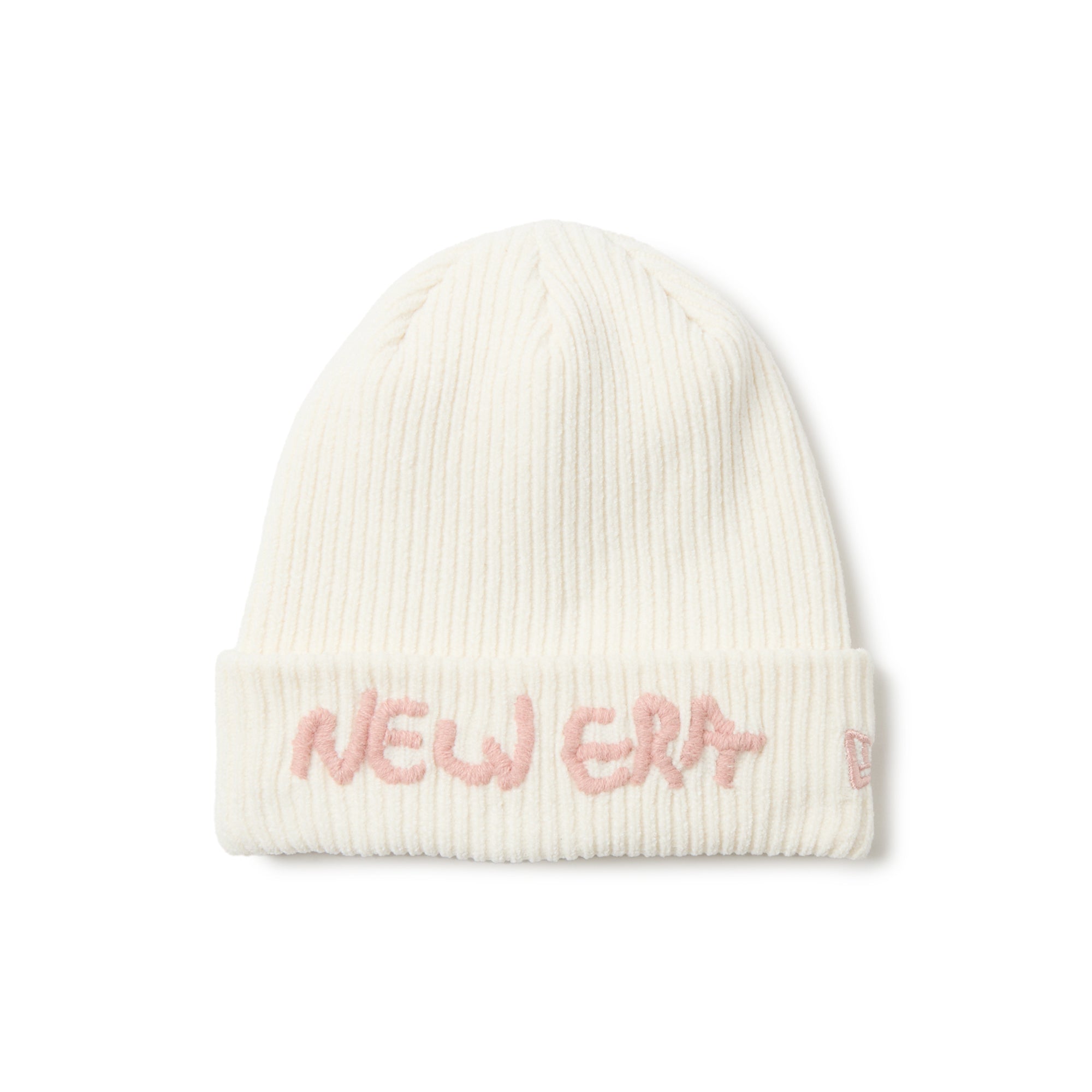 ベーシック カフニット モールヤーンニット ホワイト