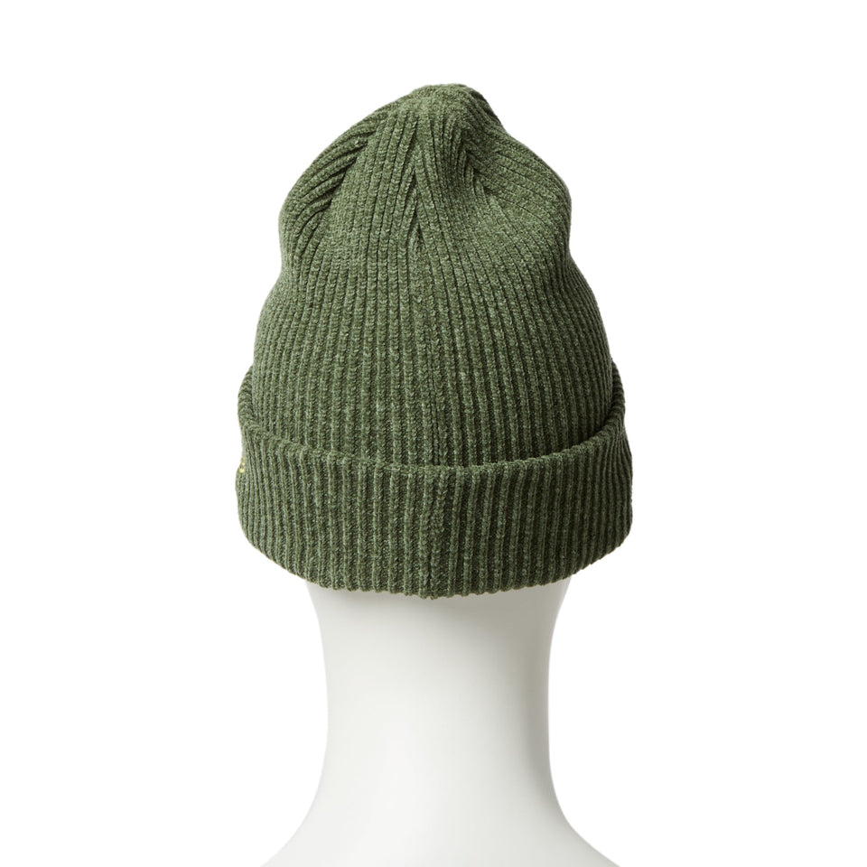 ベーシック カフニット モールヤーンニット グリーン