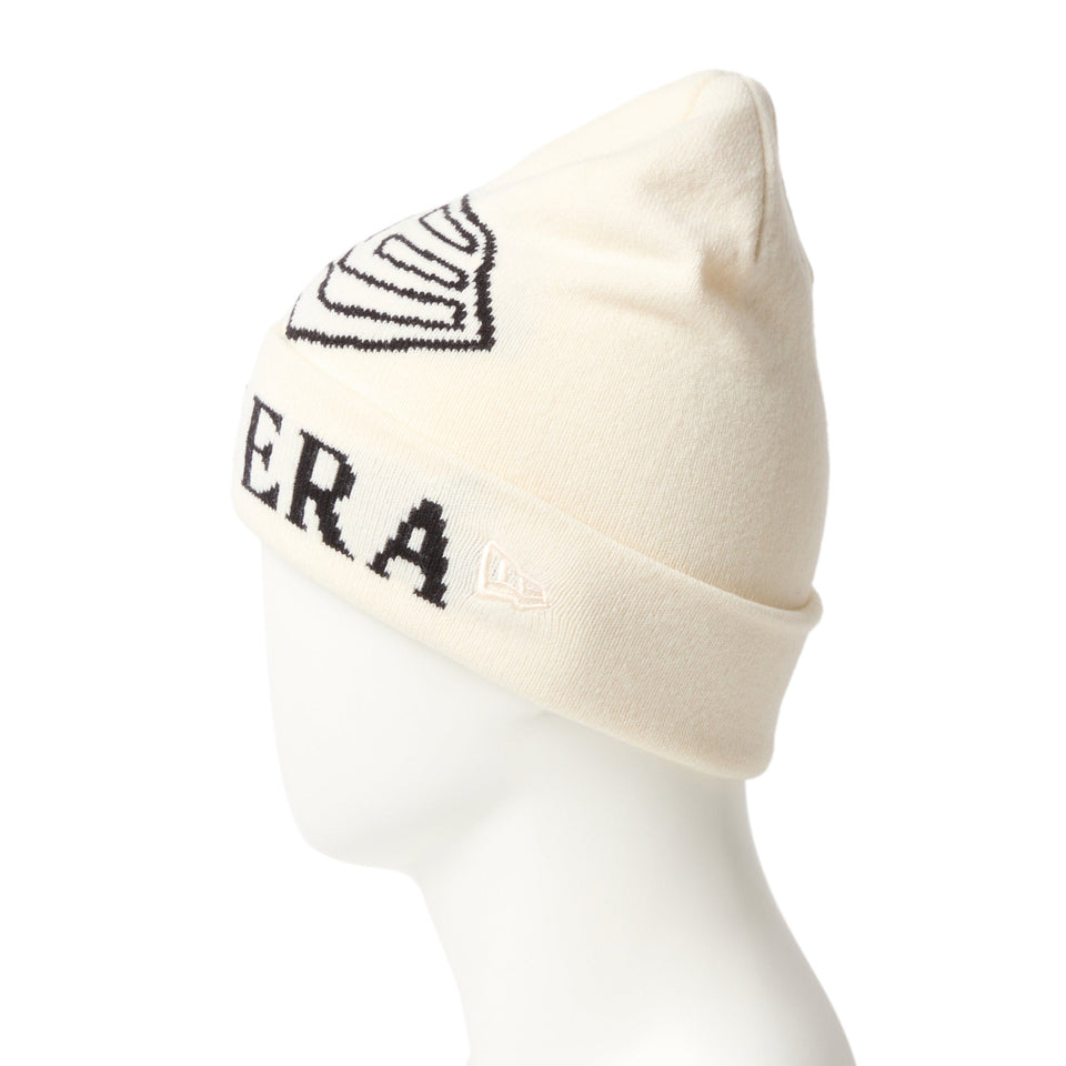 ベーシック カフニット ジャカード フラッグロゴ オフホワイト - 14670084 - OSFM | NEW ERA ニューエラ公式オンラインストア