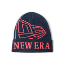 ベーシック カフニット ジャカード フラッグロゴ ネイビー - 14670085 - OSFM | NEW ERA ニューエラ公式オンラインストア