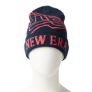 ベーシック カフニット ジャカード フラッグロゴ ネイビー - 14670085 - OSFM | NEW ERA ニューエラ公式オンラインストア