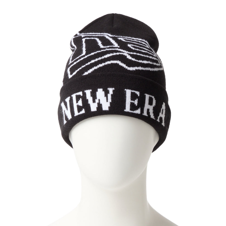 ベーシック カフニット ジャカード フラッグロゴ ブラック - 14670086 - OSFM | NEW ERA ニューエラ公式オンラインストア