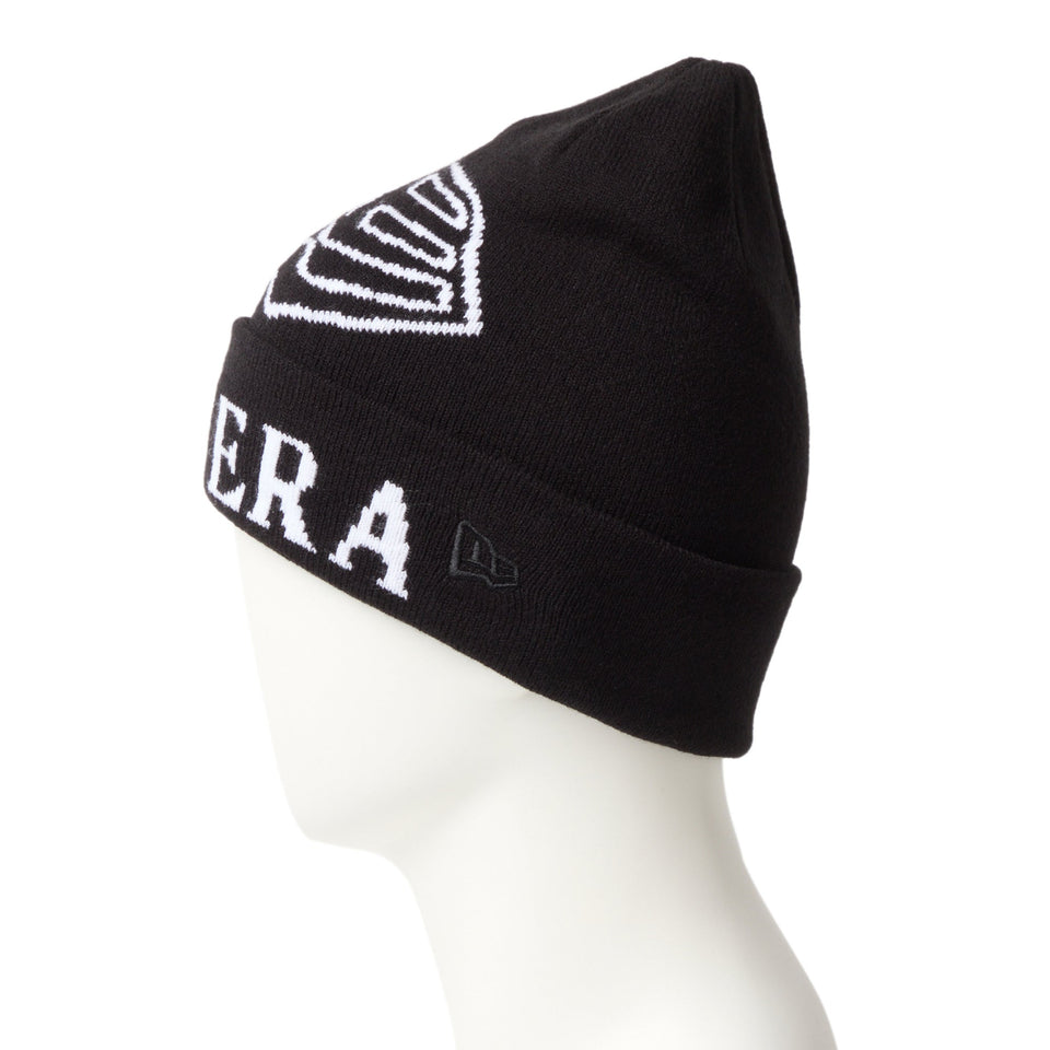 ベーシック カフニット ジャカード フラッグロゴ ブラック - 14670086 - OSFM | NEW ERA ニューエラ公式オンラインストア