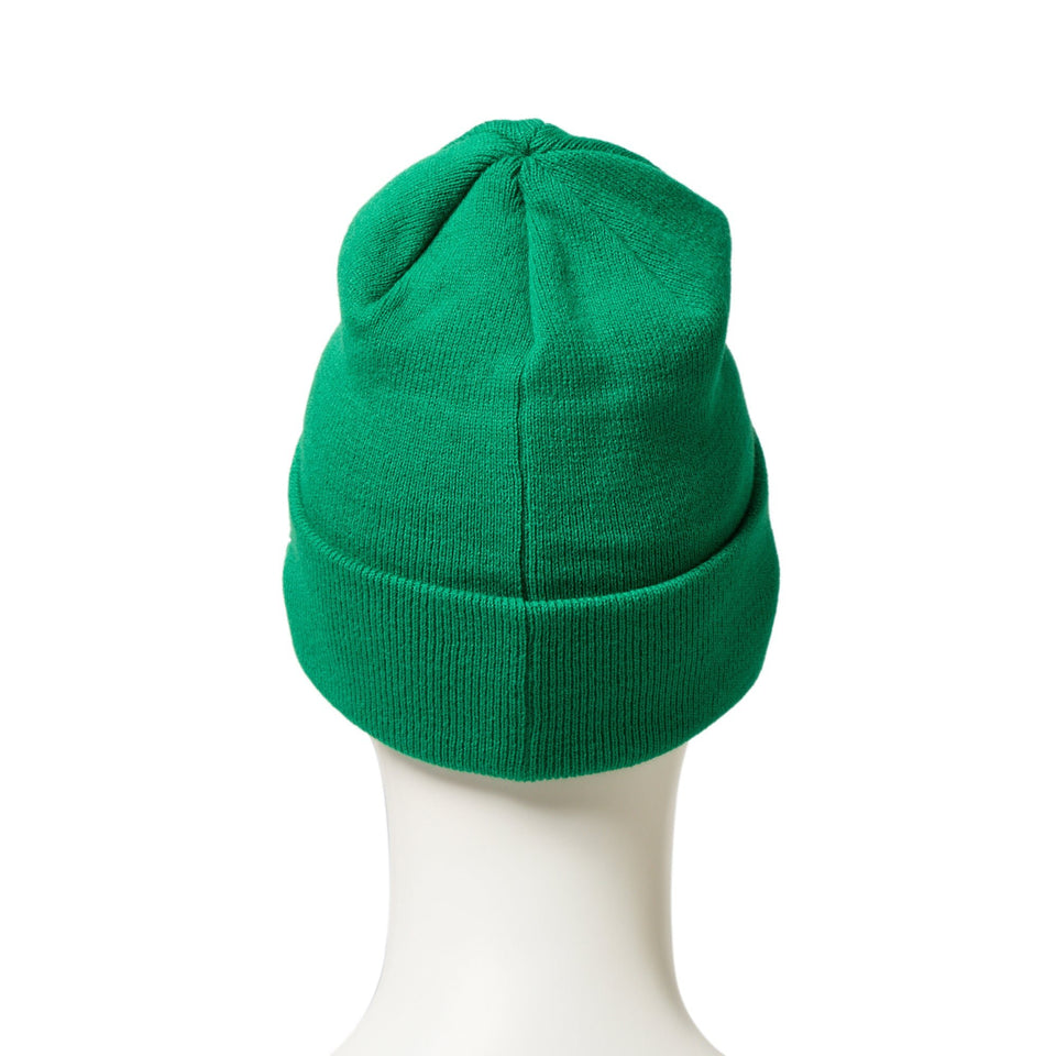 極美品　CELINEエンブロイダリー ニット帽 ウール グリーン　緑 ニットキャップ コットン ニット帽 グリーン 緑 ビーニー 春夏 綿