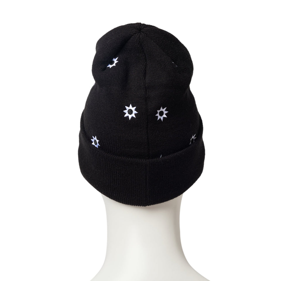 ベーシック カフニット フラワー エンブロイダリー ブラック - 14670092-OSFM | NEW ERA ニューエラ公式オンラインストア
