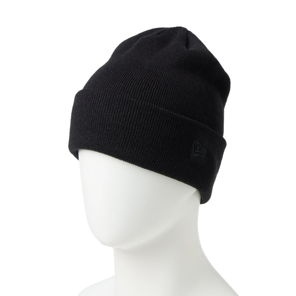 ベーシック カフニット フラッグロゴ ブラック | ニューエラオンライン