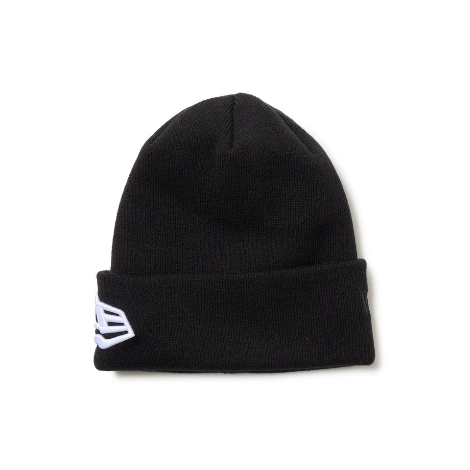 ベーシック カフニット フラッグロゴ ブラック | ニューエラオンライン