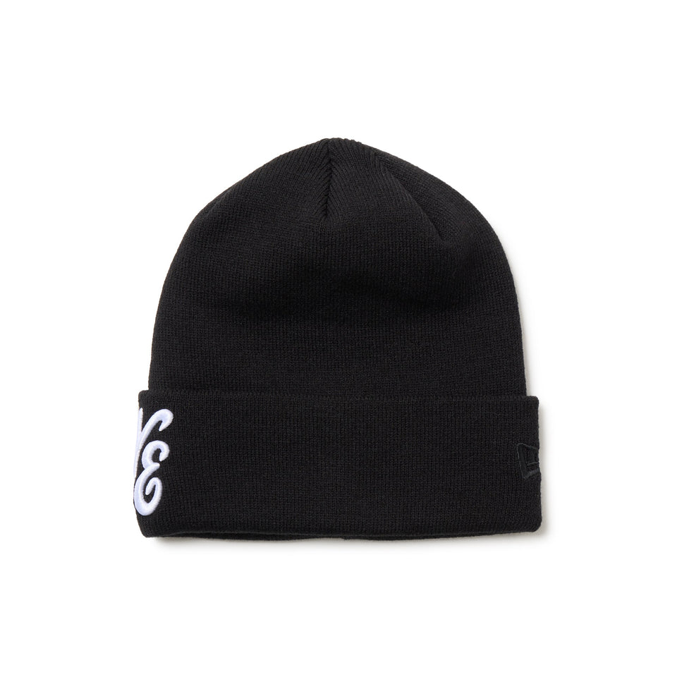 ベーシック カフニット クラシックロゴ ブラック | ニューエラ