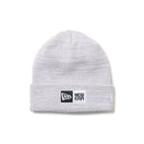 ベーシック カフニット ボックスロゴ エンブロイダリー グレー - 14670105 - OSFM | NEW ERA ニューエラ公式オンラインストア