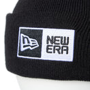 ベーシック カフニット ボックスロゴ エンブロイダリー ブラック - 14670106 - OSFM | NEW ERA ニューエラ公式オンラインストア