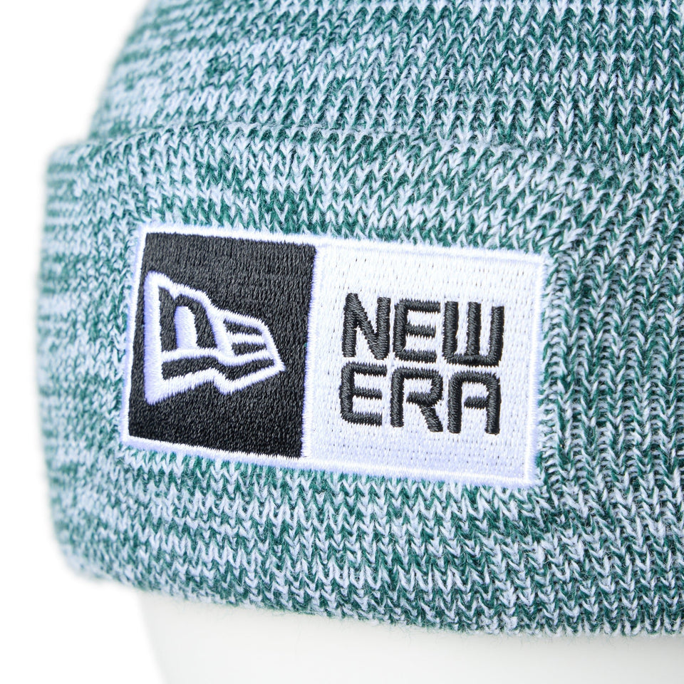 ベーシック カフニット ボックスロゴ エンブロイダリー ブリティッシュグリーン - 14670107 - OSFM | NEW ERA ニューエラ公式オンラインストア