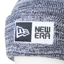 ベーシック カフニット ボックスロゴ エンブロイダリー ブラック/ホワイト - 14670108 - OSFM | NEW ERA ニューエラ公式オンラインストア