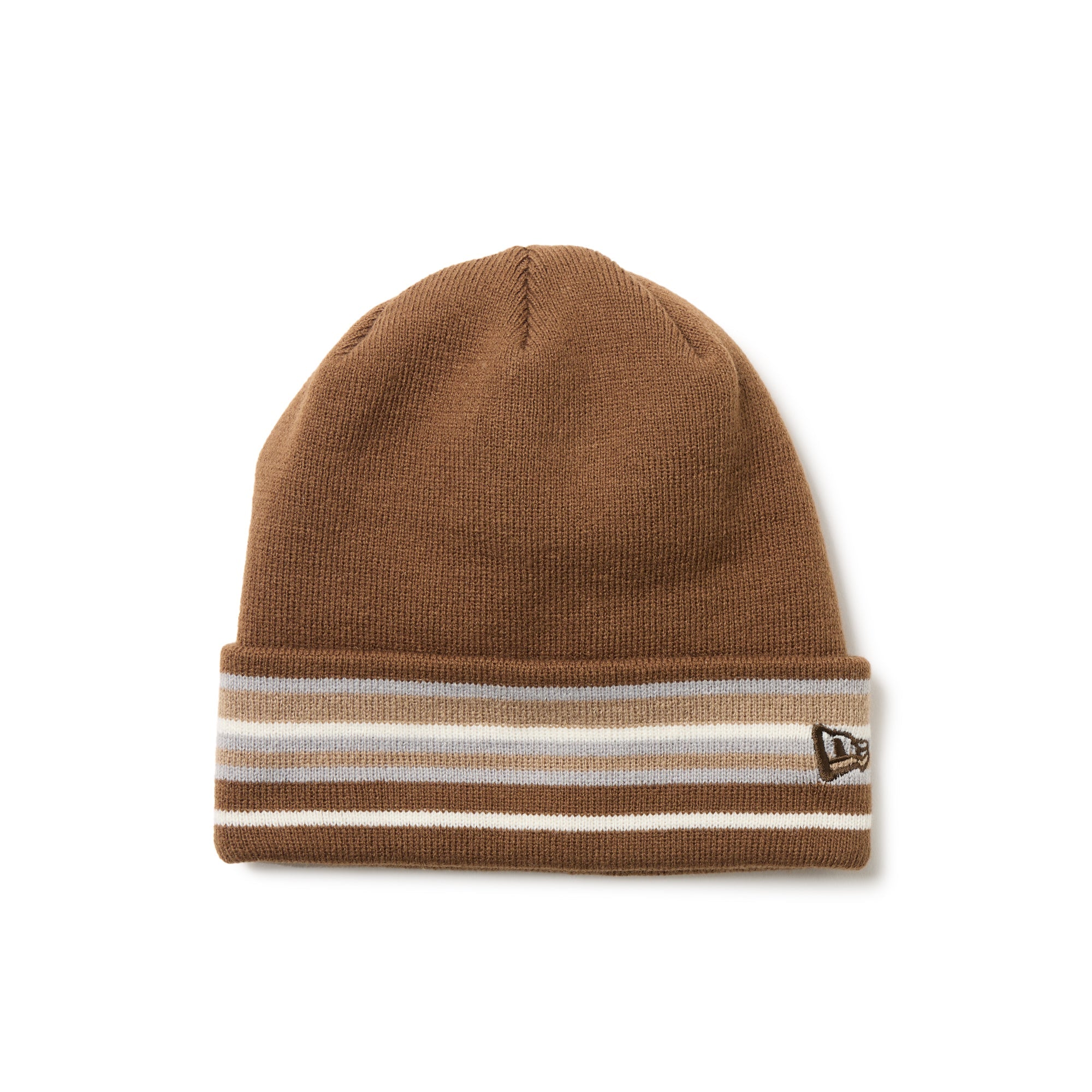 ベーシック カフニット ボーダー ウォルナット | ニューエラ