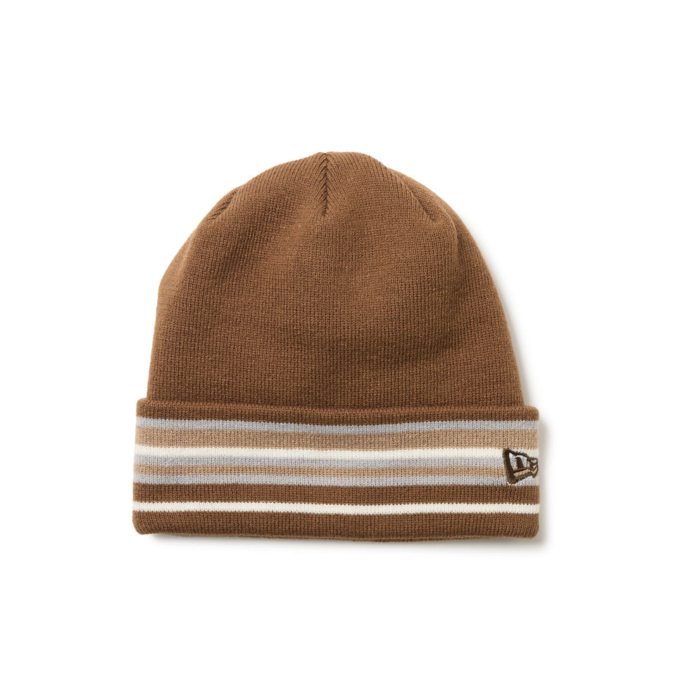 ベーシック カフニット ボーダー ウォルナット | ニューエラ