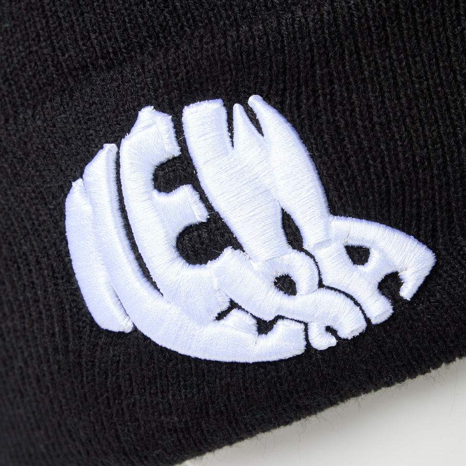 ベーシック カフニット キャップロゴ ブラック - 14670114 - OSFM | NEW ERA ニューエラ公式オンラインストア