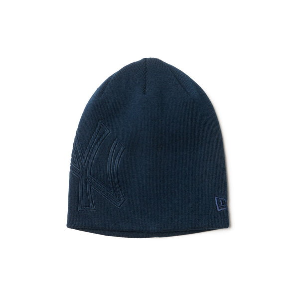 NEW ERA × BoTT ネイビー ビーニー ロゴ刺繍 74-0217-3B 14670136-osfm-new-era-