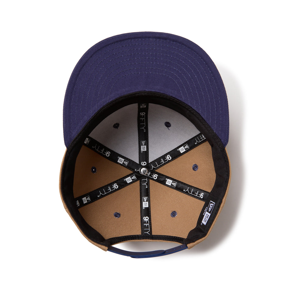 キッズ Youth 9FIFTY クラシックロゴ カーキ/ライトネイビー | NEW ERA ニューエラ公式オンラインストア