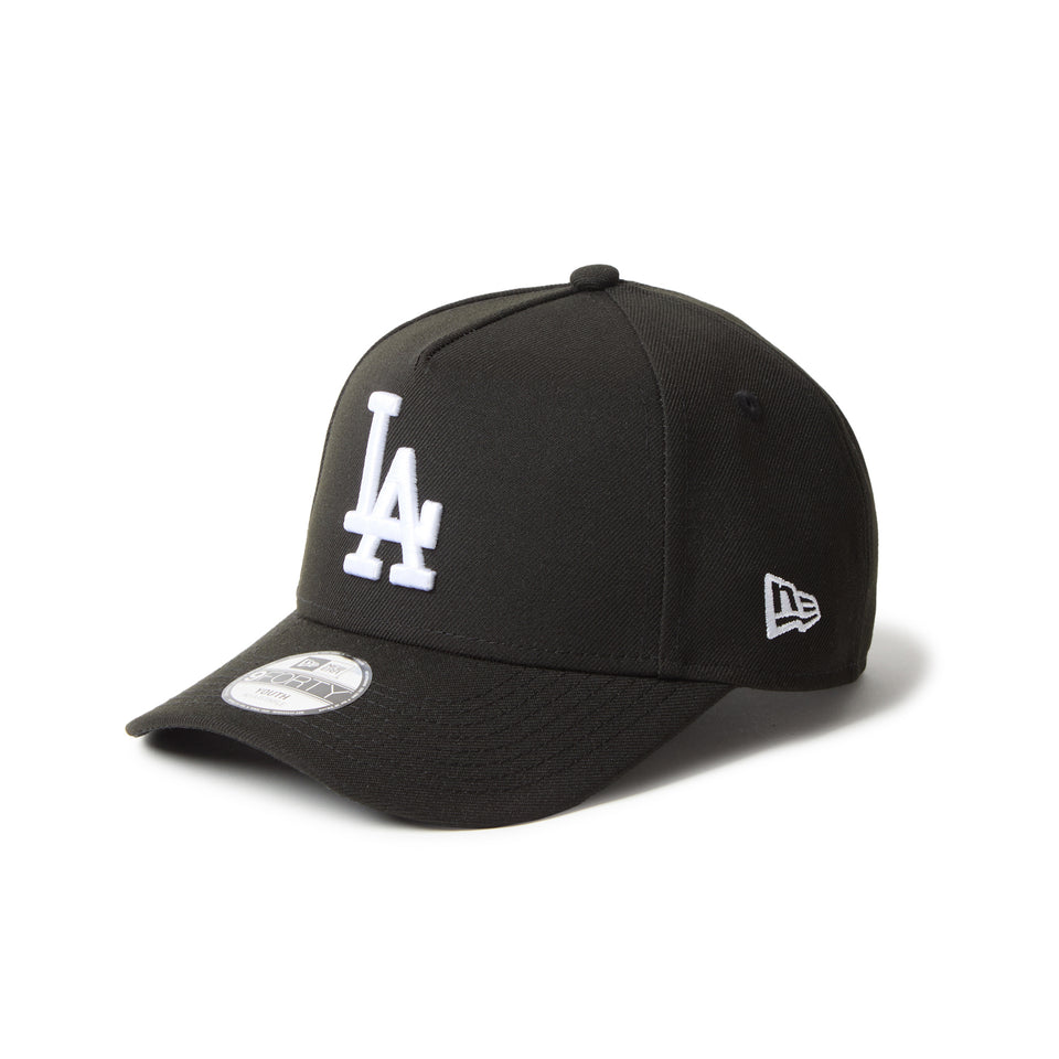 キッズ Youth 9FORTY A-Frame Black and White モノトーン ロサンゼルス・ドジャース ブラック | NEW ERA ニューエラ公式オンラインストア