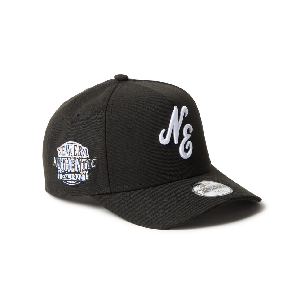 キッズ Youth 9FORTY A-Frame Black and White モノトーン クラシックロゴ ブラック | NEW ERA ニューエラ公式オンラインストア
