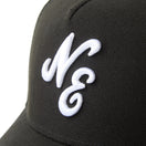 キッズ Youth 9FORTY A-Frame Black and White モノトーン クラシックロゴ ブラック | NEW ERA ニューエラ公式オンラインストア
